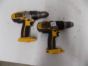 2 - Dewalt � Drills  - 18 volts  - No Batteries