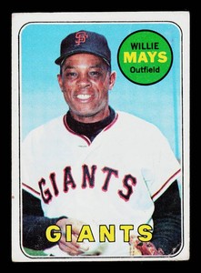 Willie Mays 1969 Topps #190 Vintage Baseball Card
