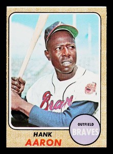 Hank Aaron 1968 Topps #110 Vintage Baseball Card
