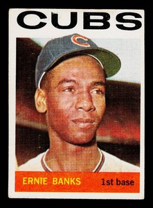 Ernie Banks 1964 Topps #55 Vintage Baseball Card