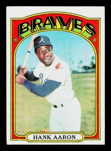 Hank Aaron 1972 Topps #299 Vintage Baseball Card