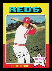 Pete Rose 1975 Topps #320 Vintage Baseball Card