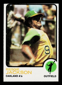 Reggie Jackson 1973 Topps #255 Vintage Baseball Card