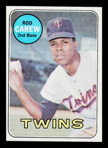 Rod Carew 1969 Topps #510 Vintage Minnesota Twins Baseball Card