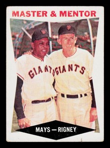 Willie Mays 1960 Topps Master & Mentor #7 Vintage Baseball Card