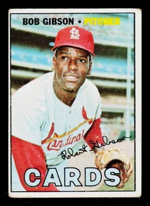 Bob Gibson 1967 Topps #210 Vintage Baseball Card