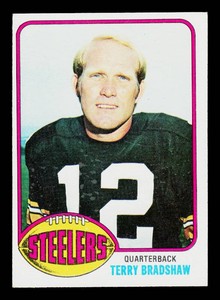 Terry Bradshaw 1976 Topps #75 Vintage Pittsburgh Steelers Football ard