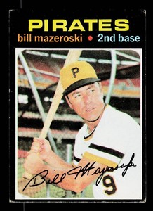 Bill Mazeroski 1971 Topps #110 Vintage Baseball Card