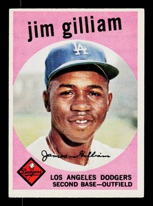 Jim Gilliam 1959 Topps #306 Vintage Baseball Card