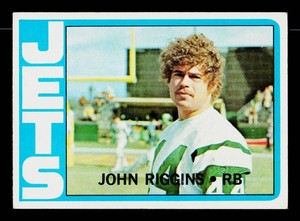 John Riggins RC 1972 Topps #13 Vintage Rookie Baseball Card