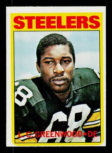 LC Greenwood RC 1972 Topps #101 Vintage Rookie Pittsburgh Steelers Football Card