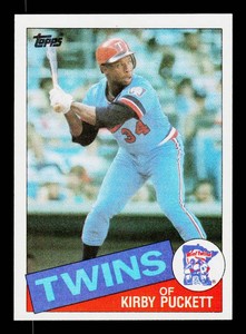 Kirby Puckett RC 1985 Topps #536 Vintage Rookie Minnesota Twins Baseball Card