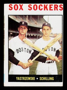 Carl Yastrzemski 1964 Topps Sox Sockers #182 Vintage Baseball Card