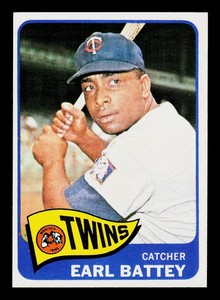 Earl Battey 1965 Topps #490 Vintage Minnesota Twins Baseball Card