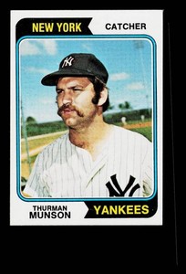 Thurman Munson 1974 Topps #340 Vintage Baseball Card