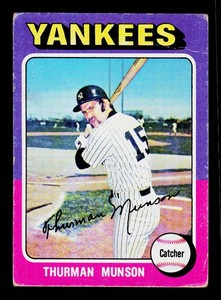 Thurman Munson 1975 Topps #20 Vintage Baseball Card