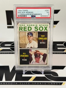 1964 Topps Red Sox Rookie Stars #287 PSA Graded 3 VG Slab Vintage Baseball Card