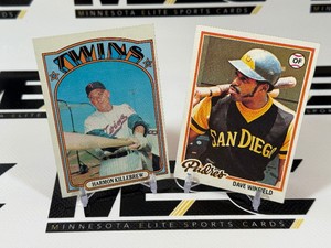 Harmon Killebrew  Dave Winfield 2- Card Vintage Baseball Lot