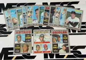 1970 Topps 15-Card Vintage Baseball Lot w Hank Aaron and McCovey
