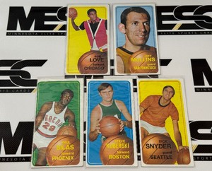 1970-71 Topps Basketball Tallboys 5 Card Vintage Lot - #3