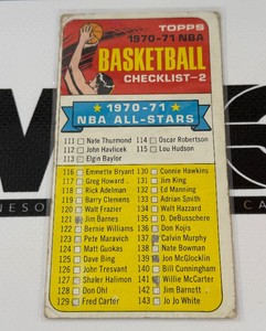 1970-71 Topps Basketball Tallboys 5 Card Vintage Lot - #4
