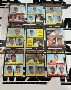 1971 Topps 9-Card Vintage Lots w Leaders Cards - Seaver, Gibson, Palmer, Killebrew and more - #10