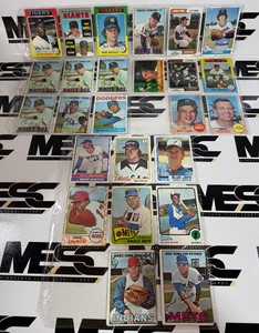 25-Card Vintage Baseball Card Lot 1960-1979 - #21