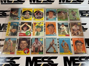 18-Card Vintage Baseball Card Lot 1958-1962 - #45