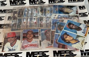 36- 1980 Topps Oversized Baseball Card Lot w Stars - Nolan Ryan, Bench, Rose and More