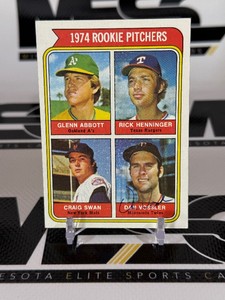 Dan Vossler Autographed RC 1974 Topps Rookie Pitchers #602 Vintage Minnesota Twins Baseball Card
