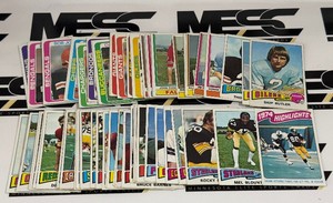 1974  1975  1978 Topps Football 62 Card Vintage Lot