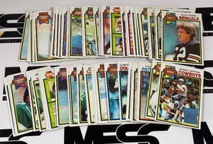 1979 Topps Football 77 Card Vintage Lot