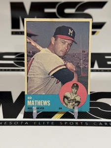 Eddie Mathews 1963 Topps #275 Vintage Baseball Card