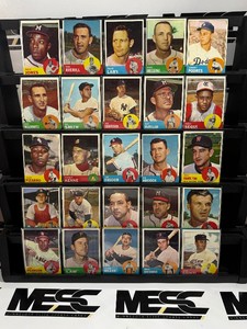 1963 Topps Baseball 25-Card Vintage Lot #3 - Numbers 137-180 (nice cards, no duplicates)