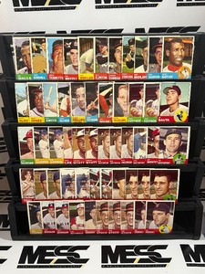 1963 Topps Baseball 55-Card Vintage Lot