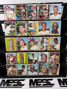 1966 Topps 25-Card Vintage Baseball Lot - #4