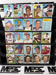 1966 Topps 25-Card Vintage Baseball Lot - #6