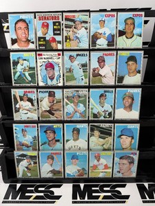 1970 Topps 25-Card Vintage Baseball Lot - #1