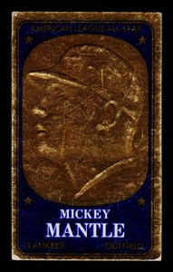 Mickey Mantle 1965 Topps Embossed #11 Vintage Baseball Card