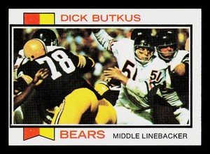 Dick Butkus 1973 Topps #300 Vintage Football Card