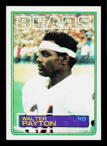 Walter Payton 1983 Topps #36 Vintage Football Card