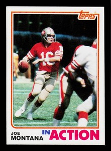Joe Montana 2nd Year 1982 Topps #489 Vintage Football Card
