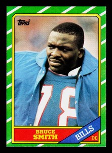 Bruce Smith RC 1986 Topps #389 Vintage Football Card