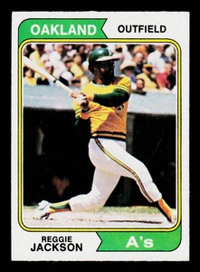 Reggie Jackson 1974 Topps #130 Vintage Baseball Card