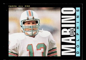 Dan Marino 1985 Topps #314 2nd Year Vintage Football Card
