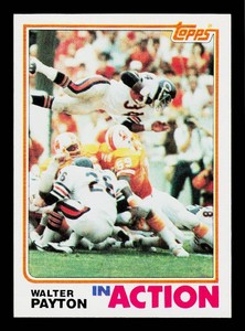 Walter Payton 1982 Topps #303 Vintage Football Card