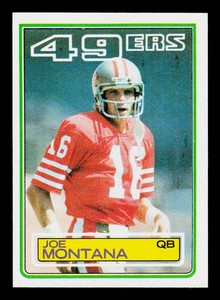Joe Montana 1983 Topps #169 Vintage Football Card