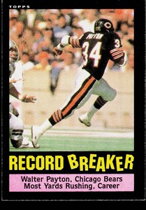 Walter Payton 1985 Topps #6 Vintage Football Card