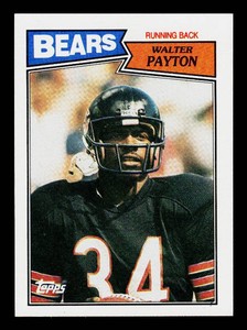 Walter Payton 1987 Topps #46 Football Card