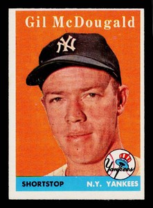 Gil McDougald 1958 Topps #20 Vintage Baseball Card